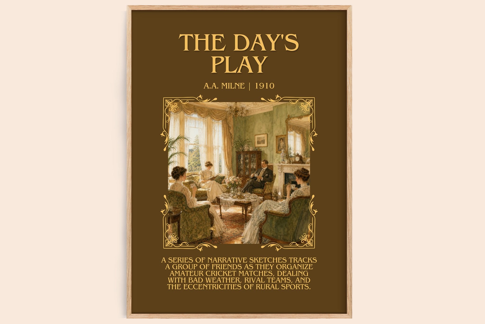 The Day's Play Minimalist Book Poster by A.A. Milne