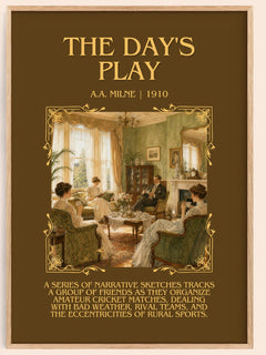 The Day'S Play Minimalist Book Poster by A.A. Milne – image 1