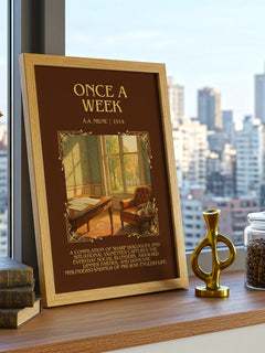 Once A Week Minimalist Book Poster by A.A. Milne – image 3
