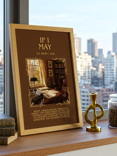 If I May Minimalist Book Poster by A.A. Milne – image 3