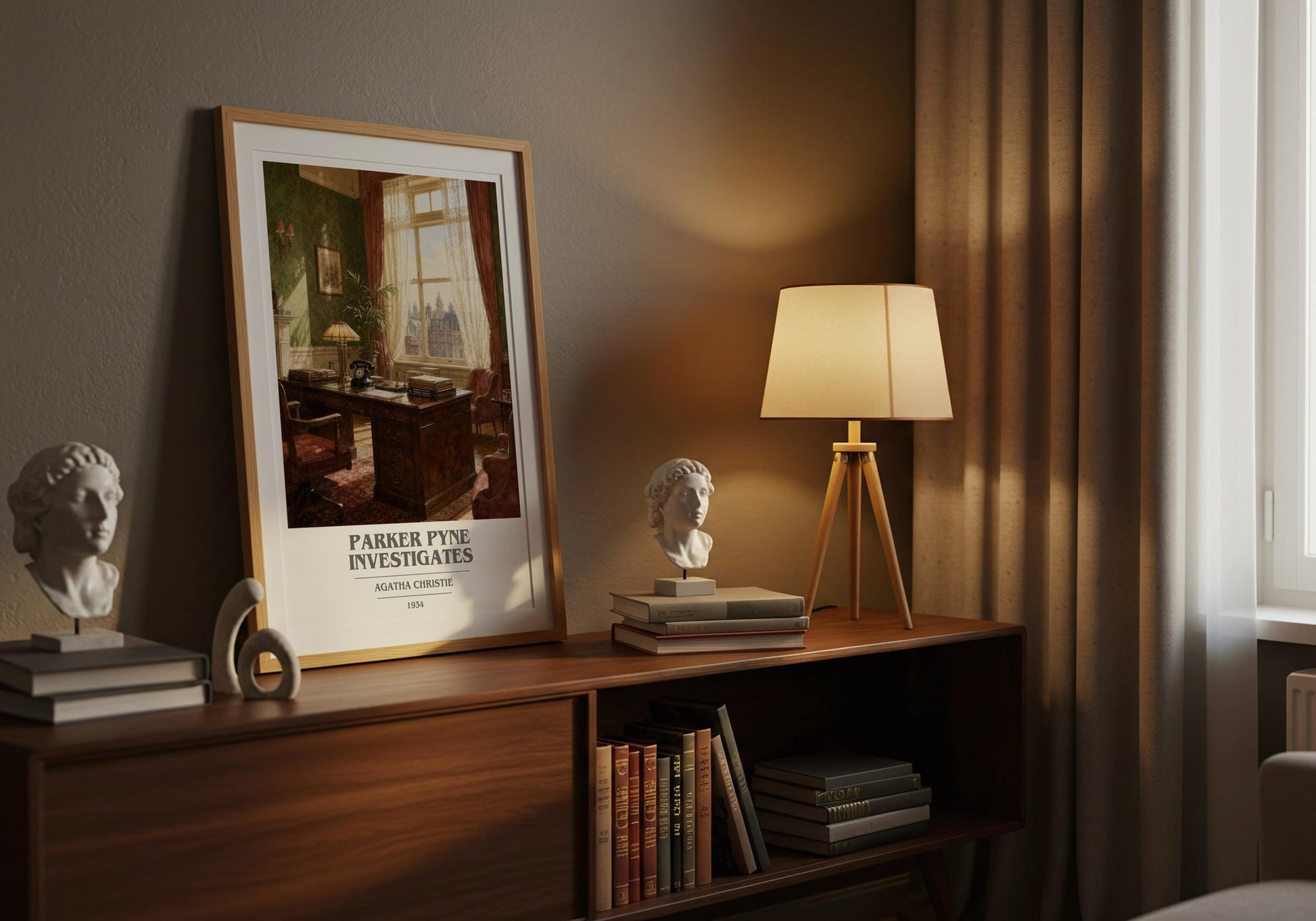Parker Pyne Investigates Book Cover Poster by Agatha Christie