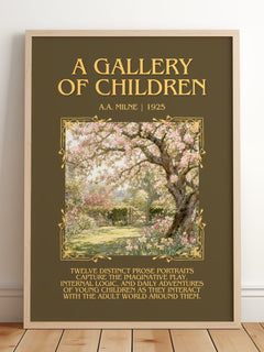 A Gallery Of Children Minimalist Book Poster by A.A. Milne – image 2