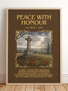 Peace With Honour Minimalist Book Poster by A.A. Milne – image 2