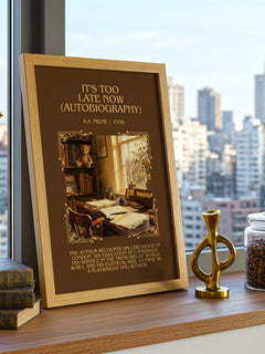 It'S Too Late Now (Autobiography) Minimalist Book Poster by A.A. Milne – image 3