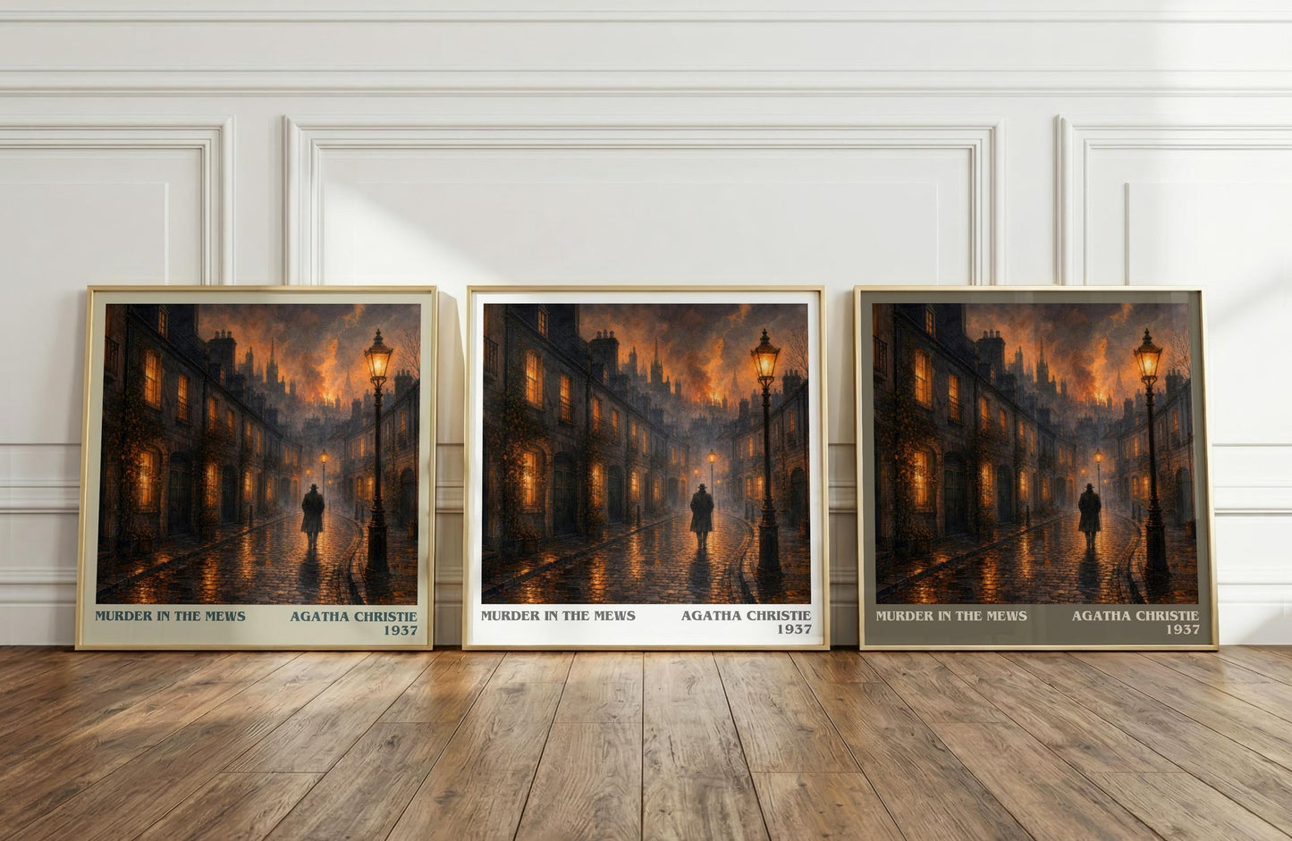 Murder In The Mews Literary Art Print by Agatha Christie