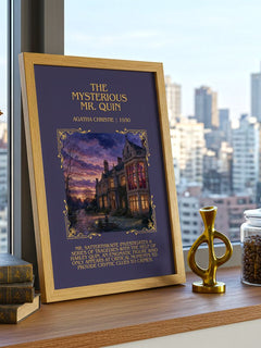 The Mysterious Mr. Quin Minimalist Book Poster by Agatha Christie – image 3