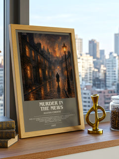 Murder In The Mews Bookish Wall Art by Agatha Christie – image 3