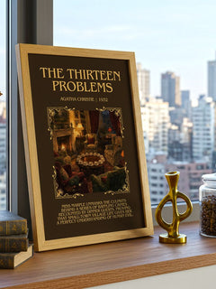The Thirteen Problems Minimalist Book Poster by Agatha Christie – image 3