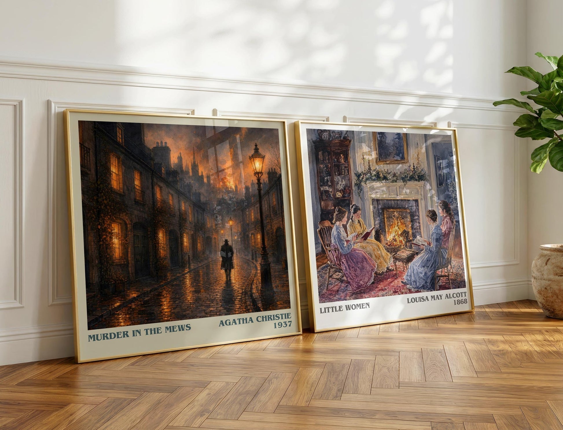 Murder In The Mews Literary Art Print by Agatha Christie