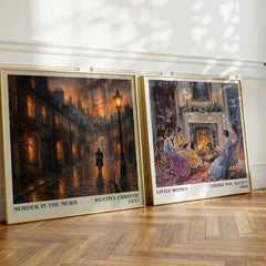 Murder In The Mews Literary Art Print by Agatha Christie – image 3