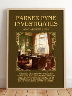 Parker Pyne Investigates Minimalist Book Poster by Agatha Christie – image 2