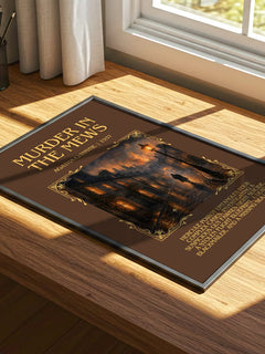 Murder In The Mews Minimalist Book Poster by Agatha Christie – image 4