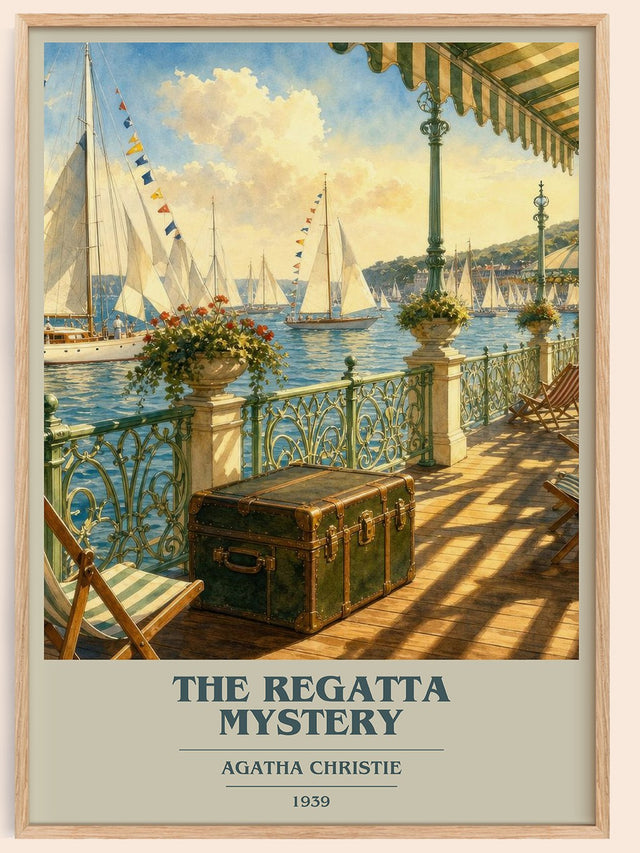 The Regatta Mystery Book Cover Poster by Agatha Christie