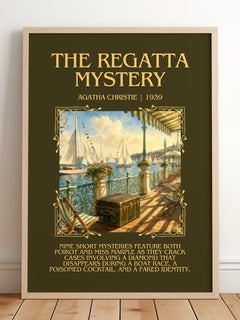 The Regatta Mystery Minimalist Book Poster by Agatha Christie – image 2