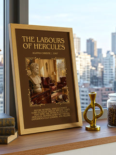 The Labours Of Hercules Minimalist Book Poster by Agatha Christie – image 3
