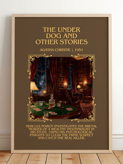 Under Dog And Other Stories Minimalist Book Poster by Agatha Christie – image 2