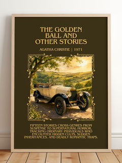 Golden Ball And Other Stories Minimalist Book Poster by A. Christie – image 2
