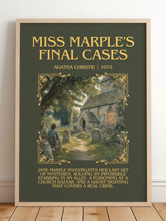 Miss Marple'S Final Cases Minimalist Book Poster by Agatha Christie – image 2