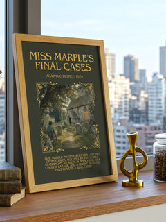 Miss Marple'S Final Cases Minimalist Book Poster by Agatha Christie – image 3