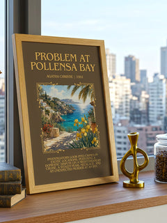 Problem At Pollensa Bay Minimalist Book Poster by Agatha Christie – image 3