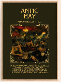 Antic Hay Minimalist Book Poster by Aldous Huxley – image 1