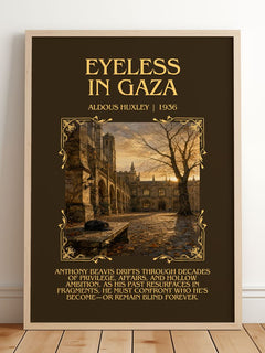 Eyeless In Gaza Minimalist Book Poster by Aldous Huxley – image 2