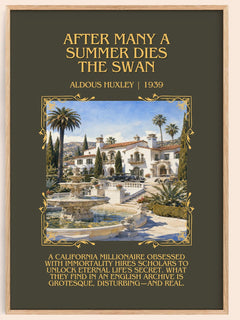 After Many A Summer Dies The Swan Minimalist Book Poster by A. Huxley – image 1