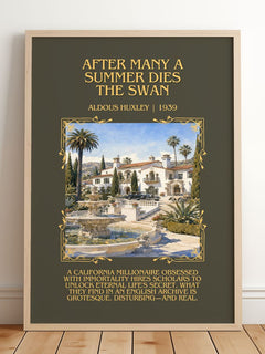 After Many A Summer Dies The Swan Minimalist Book Poster by A. Huxley – image 2