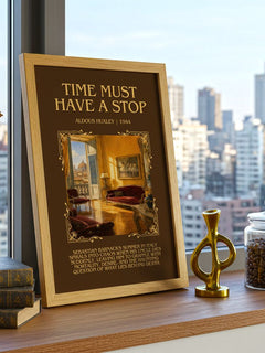 Time Must Have A Stop Minimalist Book Poster by Aldous Huxley – image 3