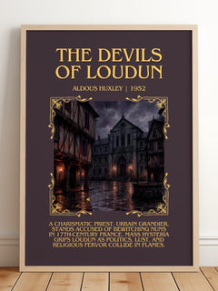 The Devils Of Loudun Minimalist Book Poster by Aldous Huxley – image 2