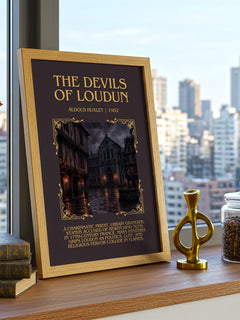 The Devils Of Loudun Minimalist Book Poster by Aldous Huxley – image 3