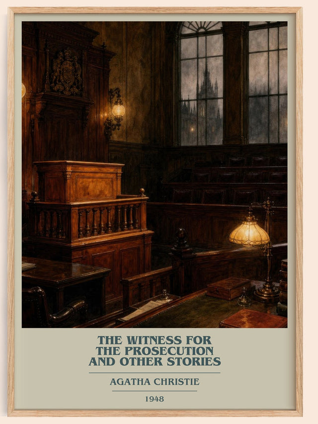 Witness For The Prosecution And Other Stories Book Cover Poster – A.