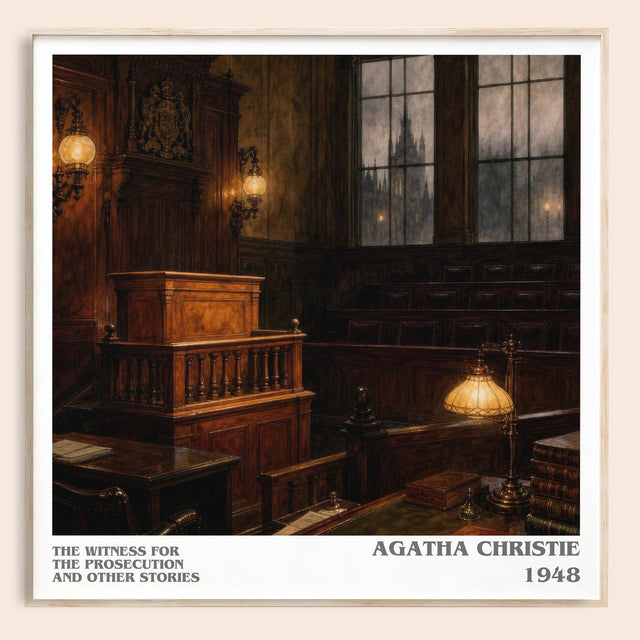 Witness For The Prosecution And Other Stories Literary Art Print – A.