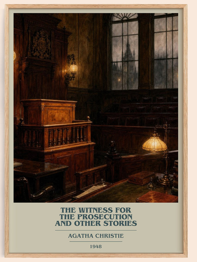 Witness For The Prosecution And Other Stories Book Cover Poster – A.
