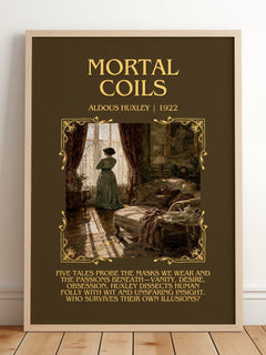 Mortal Coils Minimalist Book Poster by Aldous Huxley – image 2