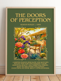 The Doors Of Perception Minimalist Book Poster by Aldous Huxley – image 2