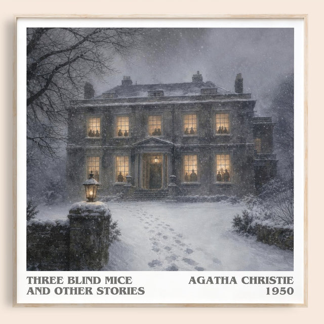 Three Blind Mice And Other Stories Literary Art Print by A. Christie