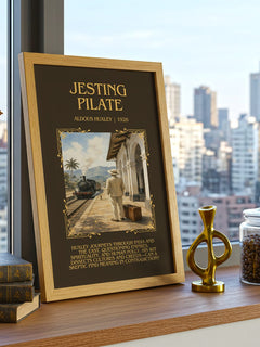 Jesting Pilate Minimalist Book Poster by Aldous Huxley – image 3