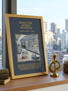 Brave New World Revisited Minimalist Book Poster by Aldous Huxley – image 3