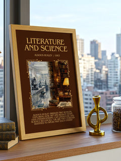 Literature And Science Minimalist Book Poster by Aldous Huxley – image 3