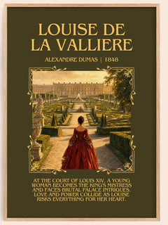 Louise De La Vallière Minimalist Book Poster by Alexandre Dumas – image 1