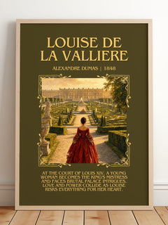 Louise De La Vallière Minimalist Book Poster by Alexandre Dumas – image 2