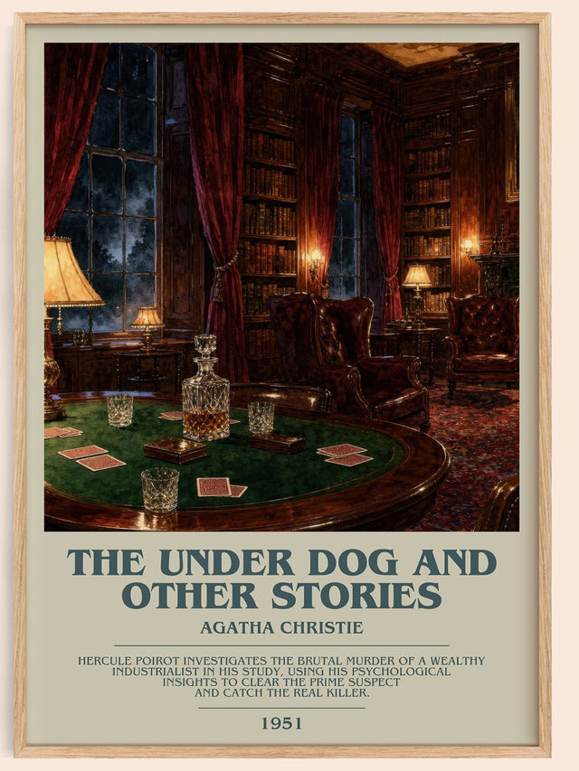 The Under Dog And Other Stories Bookish Wall Art by Agatha Christie