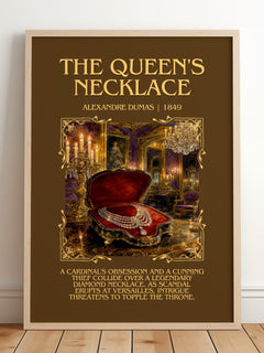The Queen'S Necklace Minimalist Book Poster by Alexandre Dumas – image 2