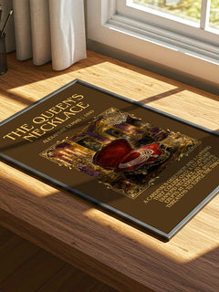 The Queen'S Necklace Minimalist Book Poster by Alexandre Dumas – image 4