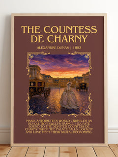 The Countess De Charny Minimalist Book Poster by Alexandre Dumas – image 2
