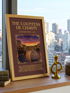 The Countess De Charny Minimalist Book Poster by Alexandre Dumas – image 3