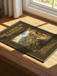 The Corsican Brothers Minimalist Book Poster by Alexandre Dumas – image 4