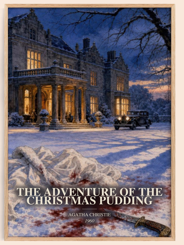 Adventure Of The Christmas Pudding Book Watercolour Illustration – A.
