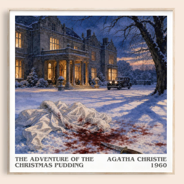 Adventure Of The Christmas Pudding Literary Art Print by A. Christie
